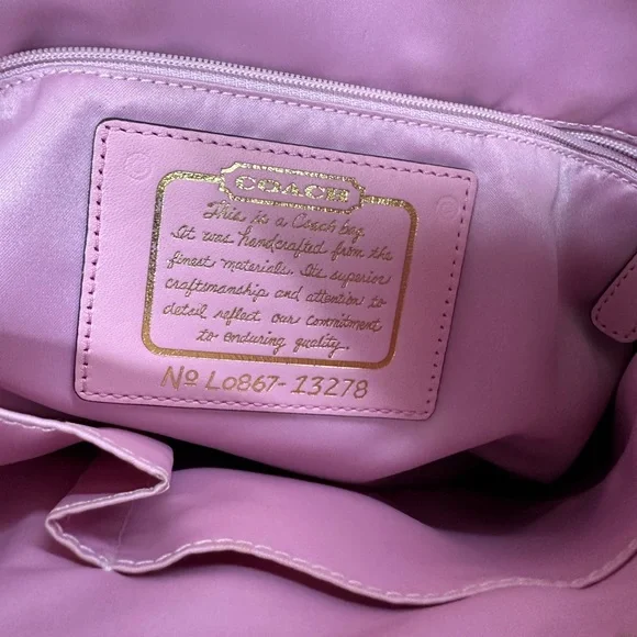 Coach Vintage Signature Metallic Gold Hobo Bag - Picture 7 of 7